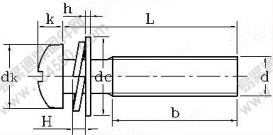 GB /T 9074.8-1988 十字槽小盤頭螺釘、平墊和彈墊組合執(zhí)行標準